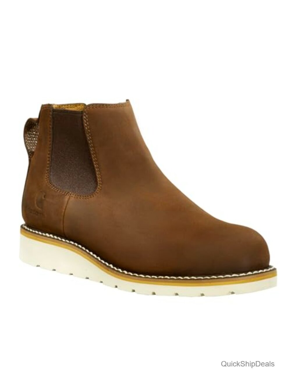 Carhartt Women's Chelsea Pull-On Wedge Boot Leather Work Boot